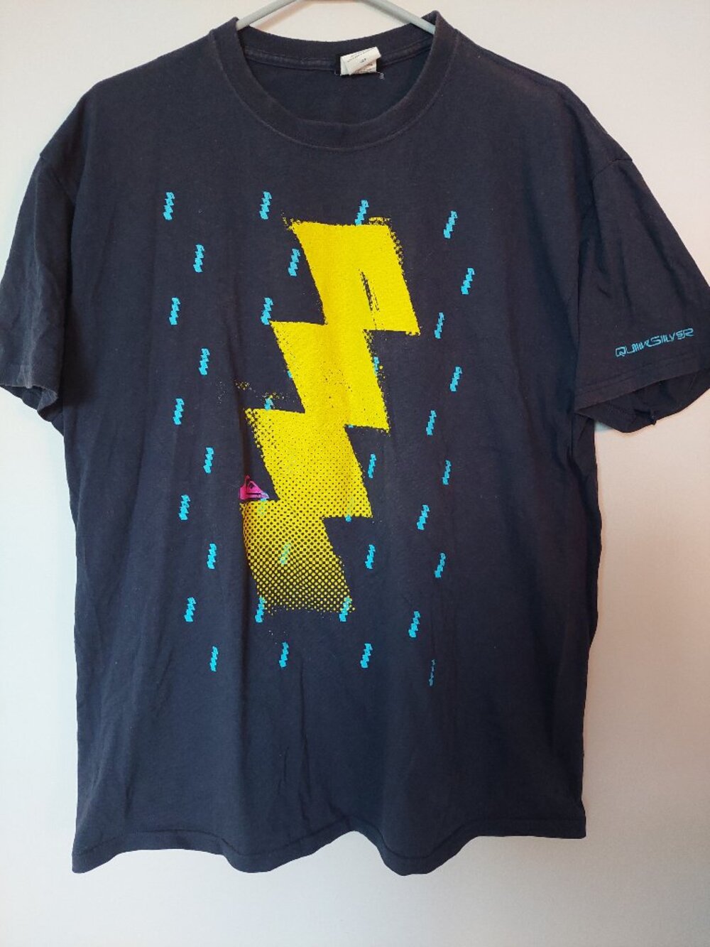 Quiksilver Neon Bolt Men's L Shirt w/QS Tag Surf